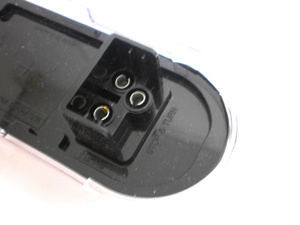 Maxxima 6" Oval Red Clear LED Stop Turn Tail Light Truck Trailer RV  (M63322RCL-KIT)