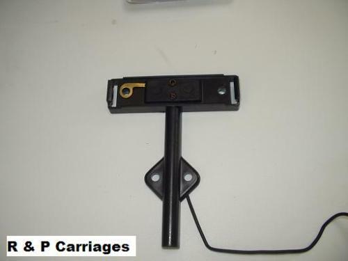 1- LED Marker Fender Light Red/Amber clear w/Base RV Trailer with Fender Bracket (J-5765-ARC-FM)