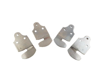 2 x Wood Side Stake Side Board Connector Brackets Trailer Truck Straight Zinc  (B2585BZ)