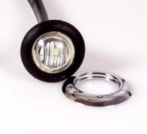 3/4" Stainless Steel Trim Ring Bezel for LED Light Maxxima TecNiq Trailer Truck  (S33-0S00-1)