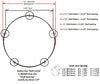 5 x 5" Replacement Idler Hub Spindle Kit Stub End unit Trailer Axle 3500#  #84 (STUB-84-550-H)