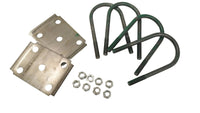 U-Bolt Kit 7" Long 3" Wide U Bolts fits 5200-7000# Axle Beams (UBK-7000-R)