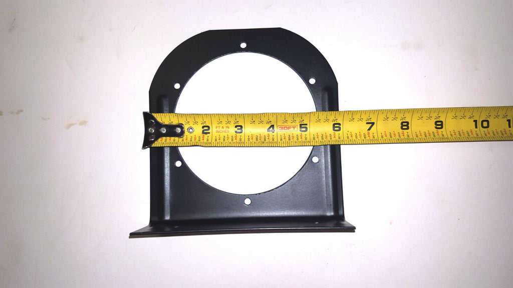 TWO - 4" Round 12 Diode Amber LED With Black Mounting Bra0cket Stop  Turn Tail (J-4512-ACK + J-40-BRKLOTOF2)