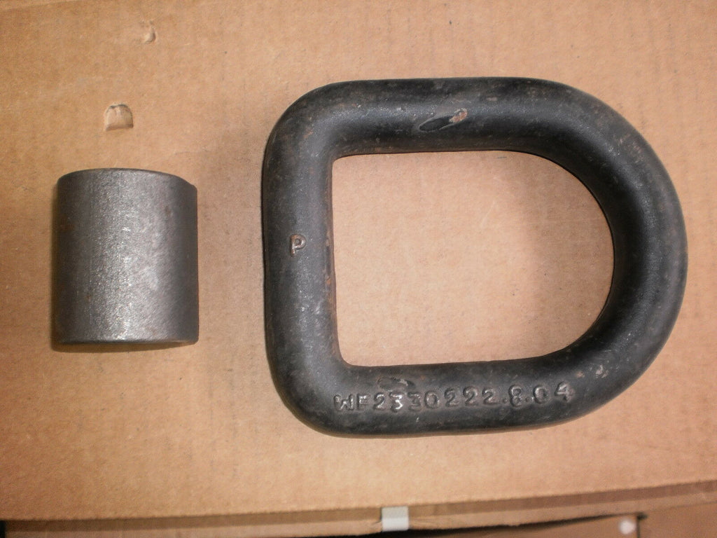 1" Weld On D Ring Chain Tie Down 46,000# Trailer Truck Tractor Rope Equipment  (LRW4)