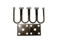 (4) Four 1-3/4" Round U-bolt kit 4 1/4" Long w/Nuts 2000 Trailer Axle Spring Axel (UBK-2000-R)