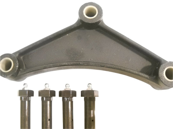 Tandem Axle Spring Hanger Kit With Short Equalizer & Wet Bolts – For 3500-7000 Lb Axles – Unbranded