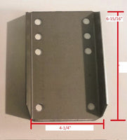 Universal Trailer Spare Tire Mount fits ALL 4 5 6 8 Lug Stud Wheels Carrier RV (STC-RP-K)