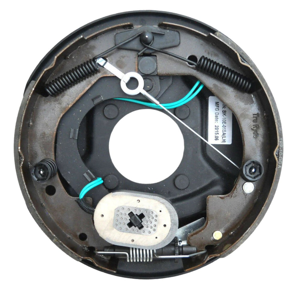 Basic Kit 5x5 Drum 3500# 10" Self Adjusting Backing Plate Left Side Only Trailer (94550-B-FSA-IMP-L)