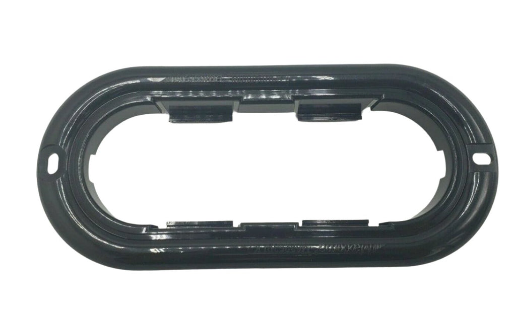 Maxxima Black Snap-On Flange Grommet For 63 Series 6" Oval PC Trailer Lights  (M63253BLK)