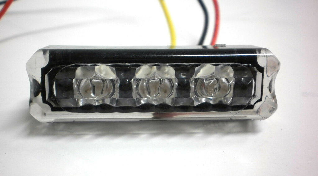 1 - USA EON Red LED Dual Function STT Motorcycle ATV W/ Black Vert Case (E03-D003-1 + E03-0BV0-1)