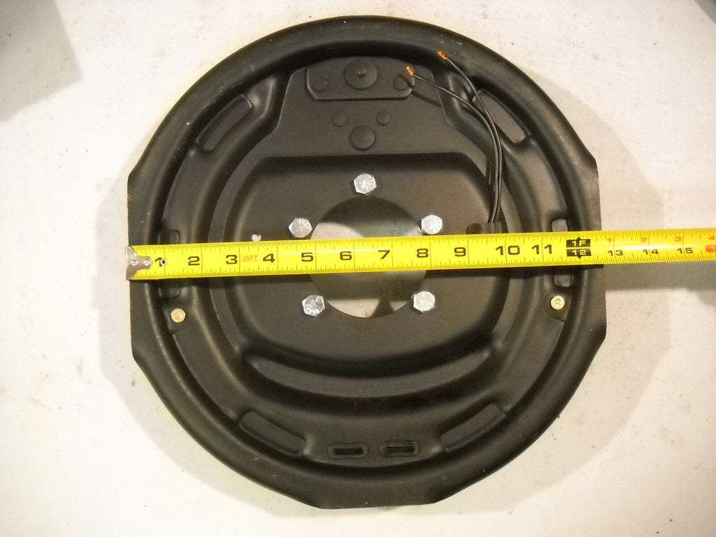 Two Pair (4) 12"x 2" Electric Trailer Axle Backing Plates Complete Brakes Left & Rt RV  (12RVEB-2P)