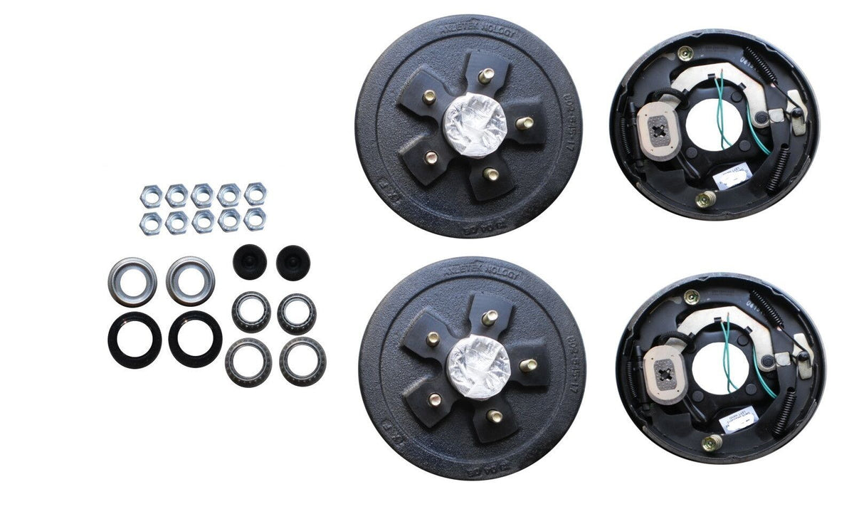 Add Brakes to Your Trailer Basic Kit 3500 axle 5 x 5.5 Bolt Electric Drum (94555-B-IMP)