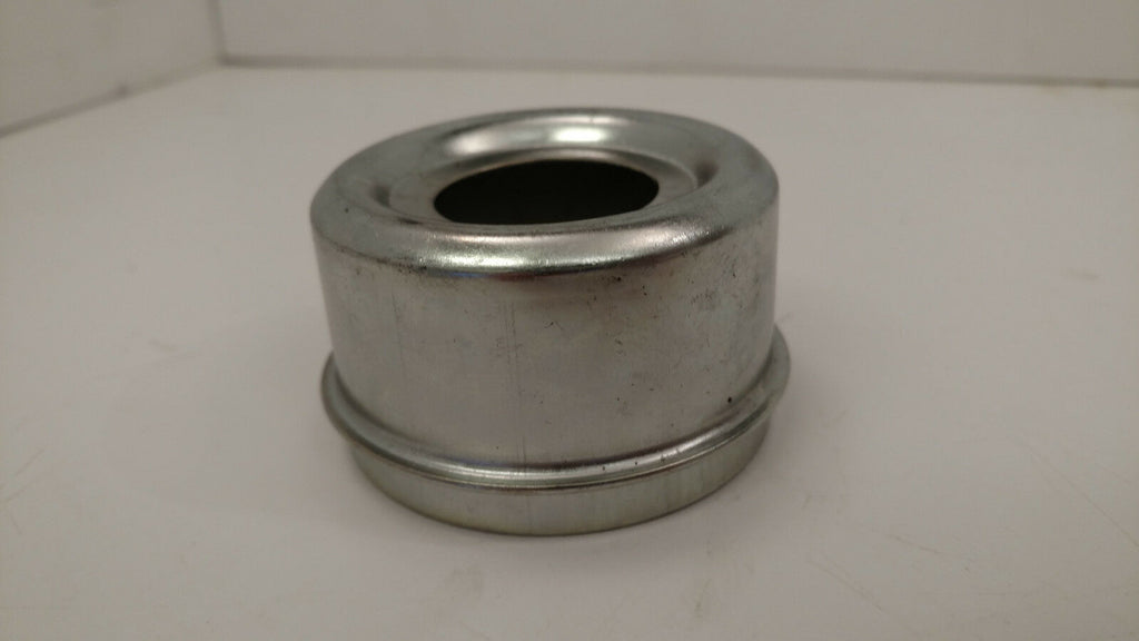 TWO - 2.44 Trailer Axle Dust Cap Cup Grease Cover RV Camper EZ Lube (021-042-02 + 085-001-00-LOTOF2)