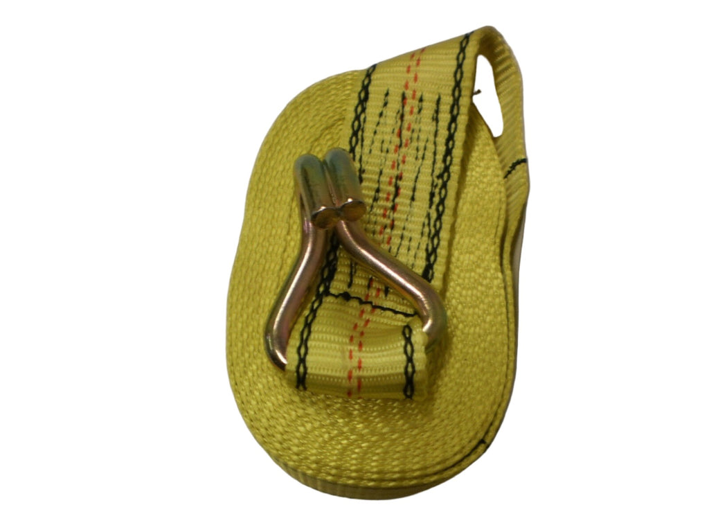 2" By 27' Ratchet Strap with Wire Hooks 10K Rated