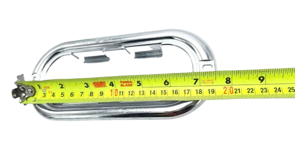 6" Oval Trim Ring Maxxima M63253CH Truck Trailer Plastic Chrome Bezel Cover (M63253CH)