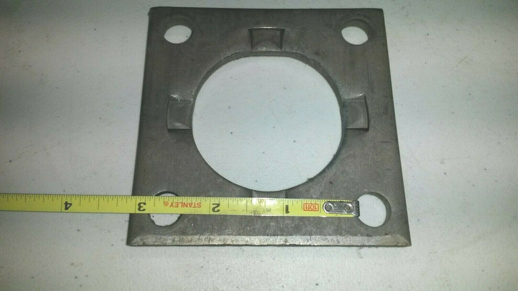 Trailer Brake Backing Plate Flange 3500# Axle 2.27" 4 HOLE bolt square bracket (004-035-00)