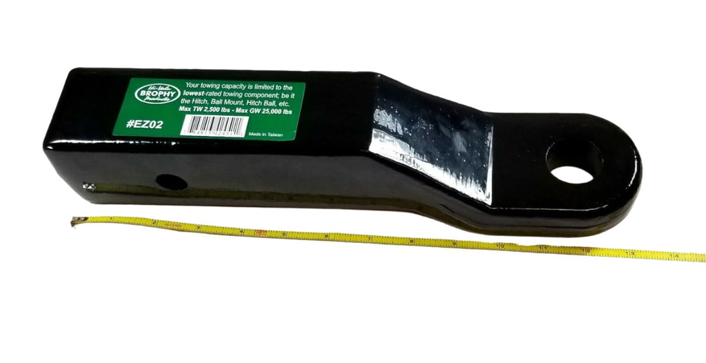 Heavy Duty Receiver Hitch Forged 2" Drop Ball Mount 1.25" Hole, 2.5" Tube 25k (EZ02)