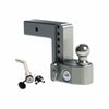Weigh Safe 2.5" Locking Hitch Pin & Ball Keyed Alike Mount 6" Drop 14.5k Rated (WS6-2.5-KA)