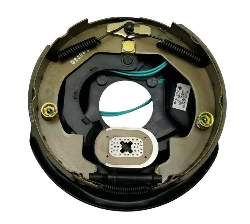 2 -Complete Trailer Electric Brake Backing Plate 3500 axle 10" x 2.25" Shoe axel (10RVEB-1P)