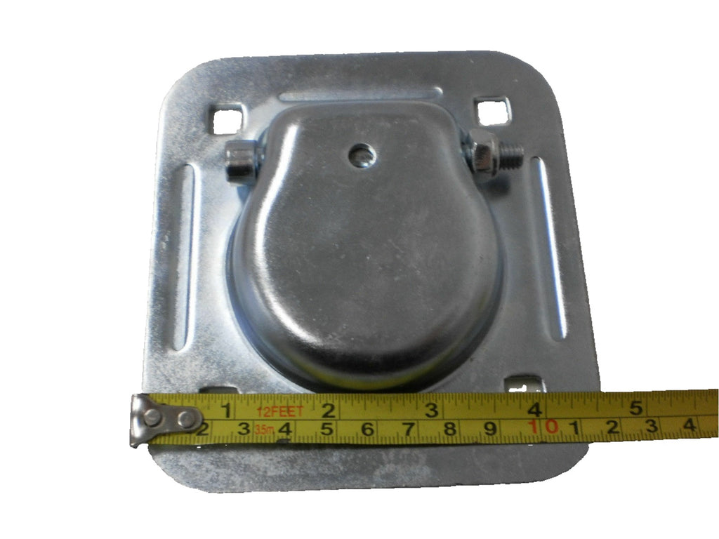 4 - 5000# Stainless Steel 4 Bolt Recessed D Ring Rope Tie Down Chain Trailer (RRS5-LOTOF4)