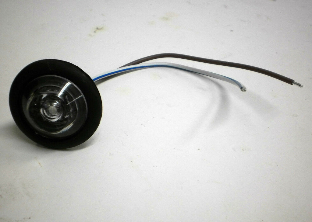 1" Round Blue Clear Innovative Shorties Marker Clearance Hot Bullet Trailer (011-2530-1)