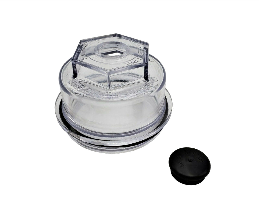 Rockwell 3.75" Oil Cap Assembly (Pair) – Fits 9K–16K Drums (RW12011-2)