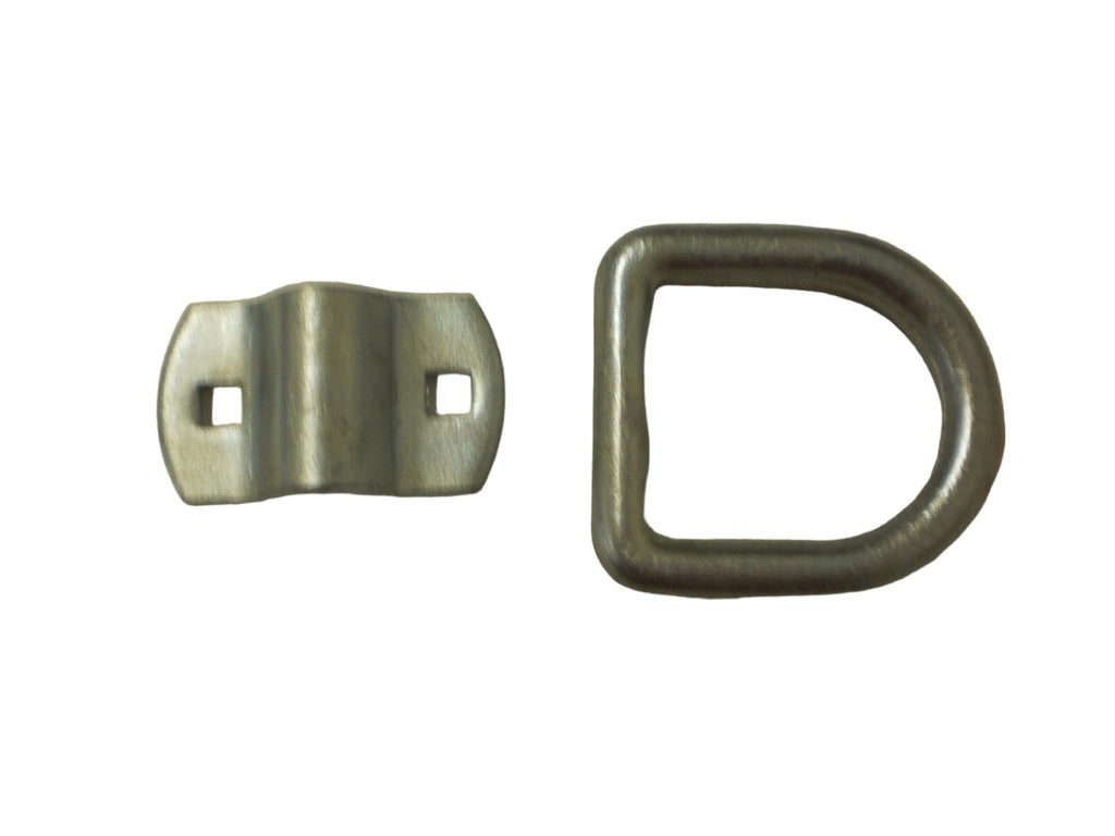 4 - 1/2" Lashing Tie down D Rings Zinc 12,000# Tractor Equipment Heavy Duty (LRB1-LOTOF4)