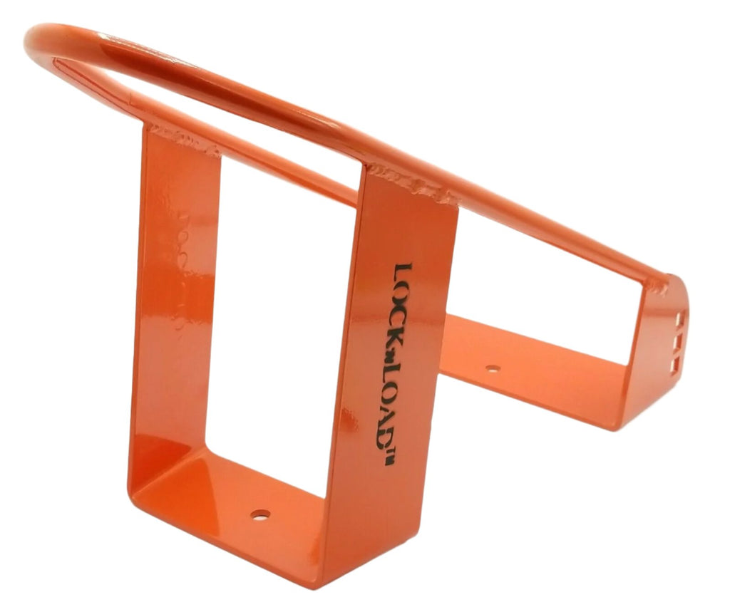 Lock N Load Wheel Chock w/Mounting Plate Hardware Motorcycle Quad Stand Trailer (BK-103-KIT)