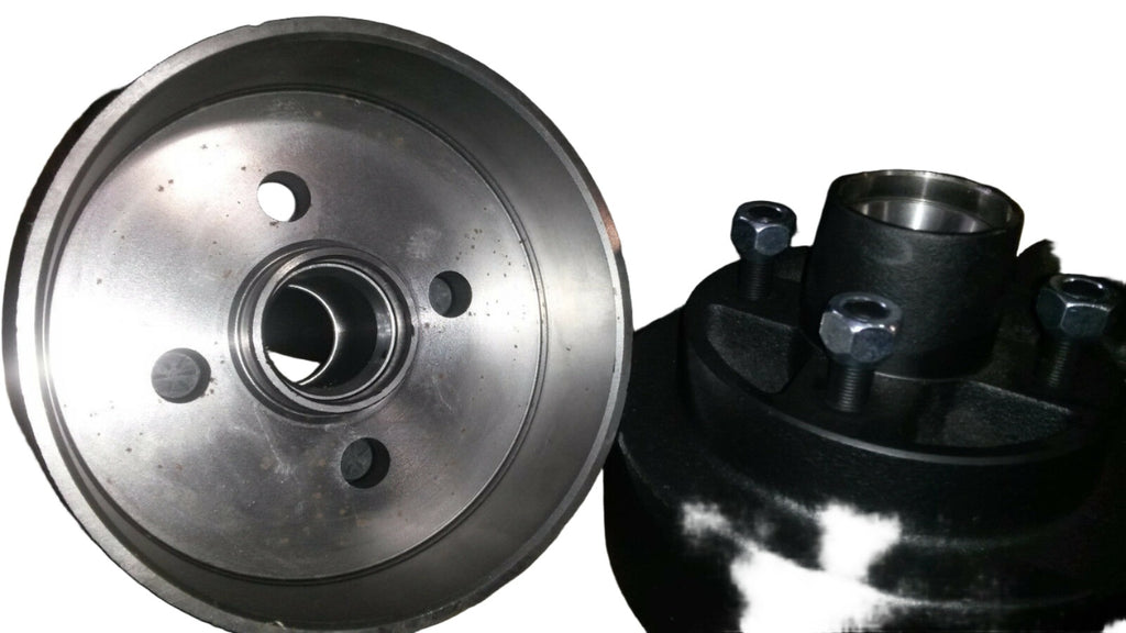 1 x Brake Drum 7" 4 x 4 Lug DEXTER 2000# Trailer Axle 2200 Hub Snowmobile Camper (8-173-16-KIT)