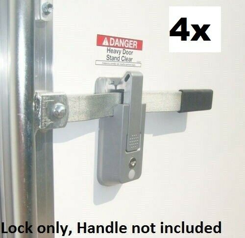 4- KEYED ALIKE Locking Cargo Trailer Cambar Door Auto Latching Vise Lock Cam Bar (CBL-G-4X)