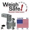 Weigh Safe Aluminum 180 Ball Mount fit 2.5" Receiver 8" Drop 9" Rise 14.5k Rated (LTB8-2.5-KA)