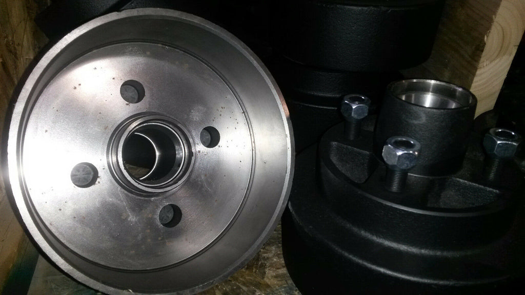 TWO (2) DEXTER Brake Drums,  7 x 1-1/4" Electric Four Lug (8-173-16-KITX2)