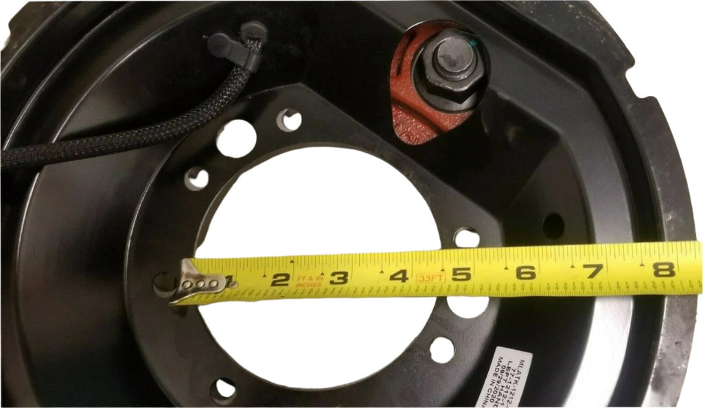 LEFT 12-1/4x5" 12K 15K Electric Backing Plate Trailer Brake Fit Dexter 5" 23-442 (BK-12HDE-01)