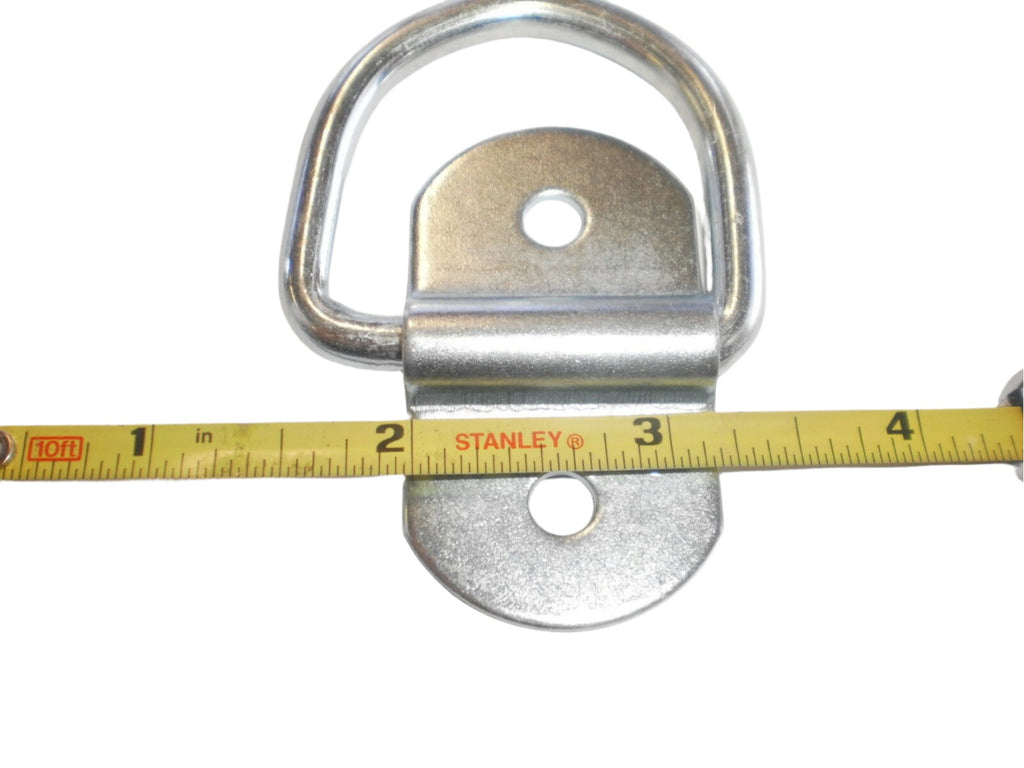 6 - 3/16" D Ring Rope Tie Down 1000# Rated Trailer ATV Snowmobile Truck Jeep (SR10-6)