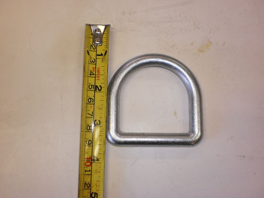 3/8" D Ring Rope Chain Tie Downs 6000# Rated Zinc Car Truck ATV Snowmobile (LRB5)