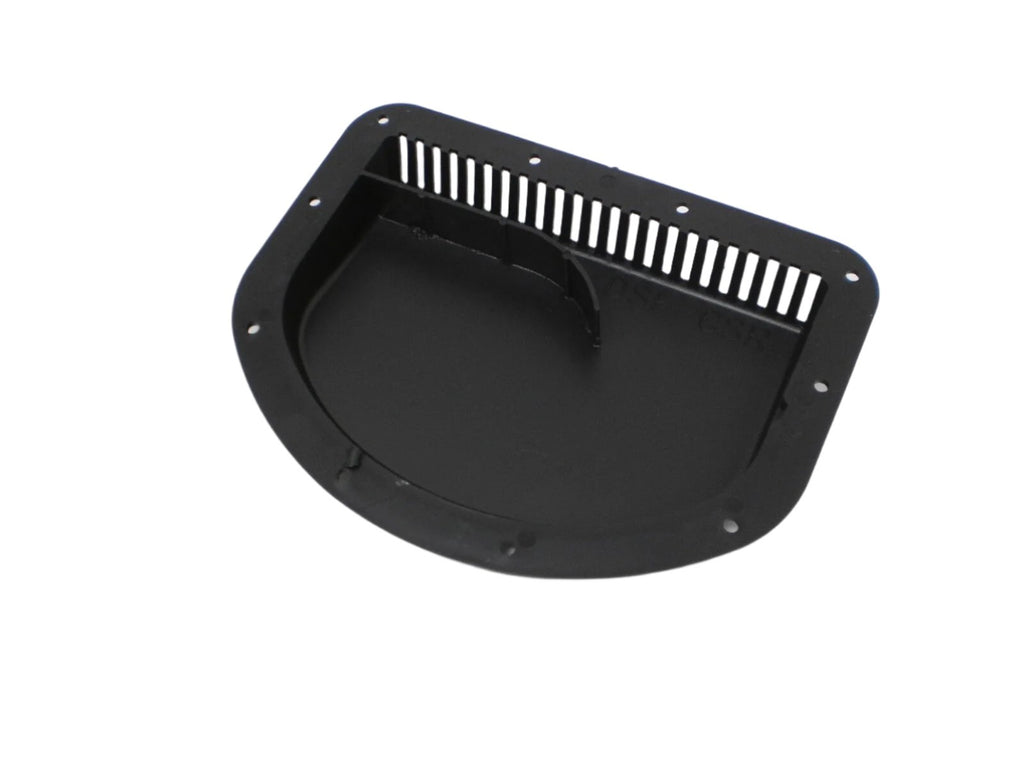 Black Side Wall Forced Air Vent Cowl Exterior Motorcycle Trailer Camper RV  (EVC-DSF-CSR-B)