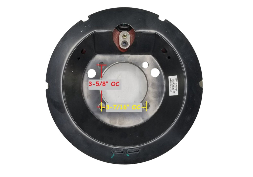 12-1/4 x 3-3/8 RIGHT 8K Hydraulic Backing Plate Trailer 4 Bolt 23-403 (77-1208H-2)