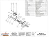 USA MADE Replacement Kodiak Disc Brake Caliper Guide Bolt Kit Trailer Axle (K338GBZN-KIT)