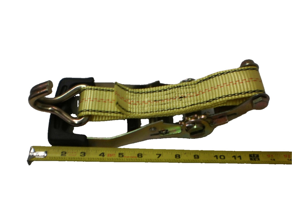 2" By 27' Ratchet Strap with Wire Hooks 10K Rated