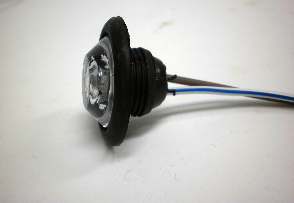 1" Round Blue Clear Innovative Shorties Marker Clearance Hot Bullet Trailer (011-2530-1)