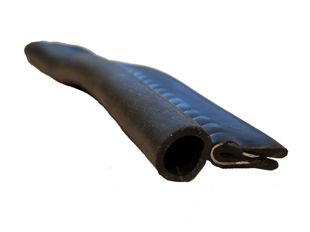 1 FT - 3/16" Black Trim Lock with 7/16" C Bulb Camper Trailer RV Seal Lock Boat Vinyl (TSB1400C-3)