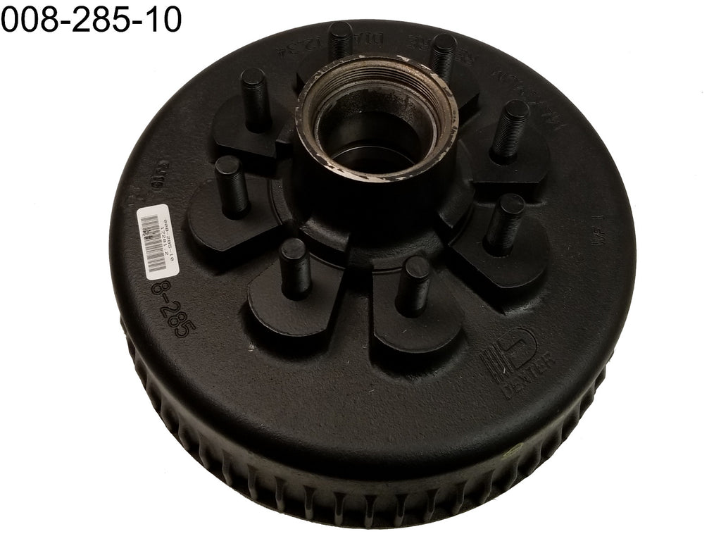 Dexter Drum 8K oil bath 5/8" stud 4.75" pilot hole 12.25" x 3.375" With Bearings (008-285-10-KIT)