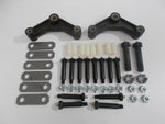 Greaseable Tandem Axle Trailer Suspension Rebuild Kit Wet 3/4 Center Bolt, 2.562" Shackle Straps, EQ 458 (SRK-TA-WB-458)