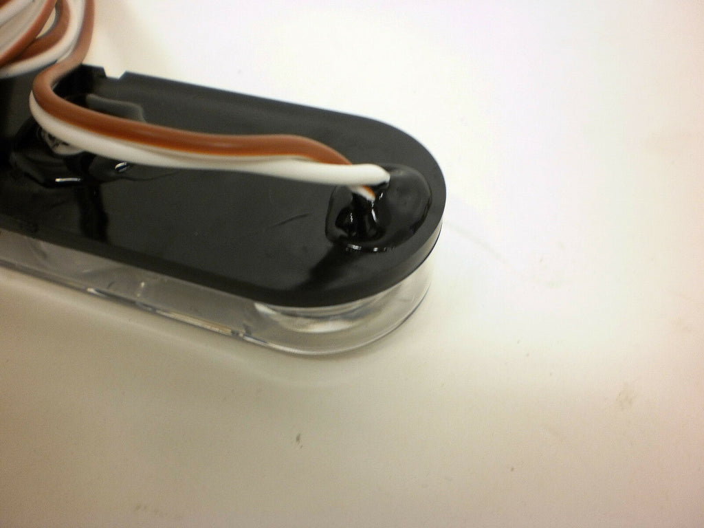 14" Submersible ID Light Bar Red LED Clear Lens Waterproof Boat Trailer USA Made (221-4500-1)