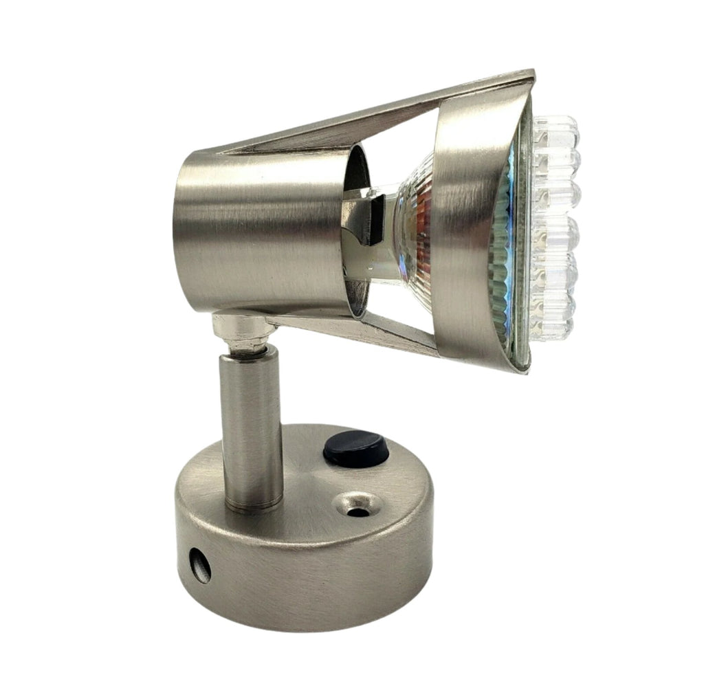 LED Hardwire Reading Light with Satin Chrome Finish RV Camper Desk L26-0068 (L26-0068)