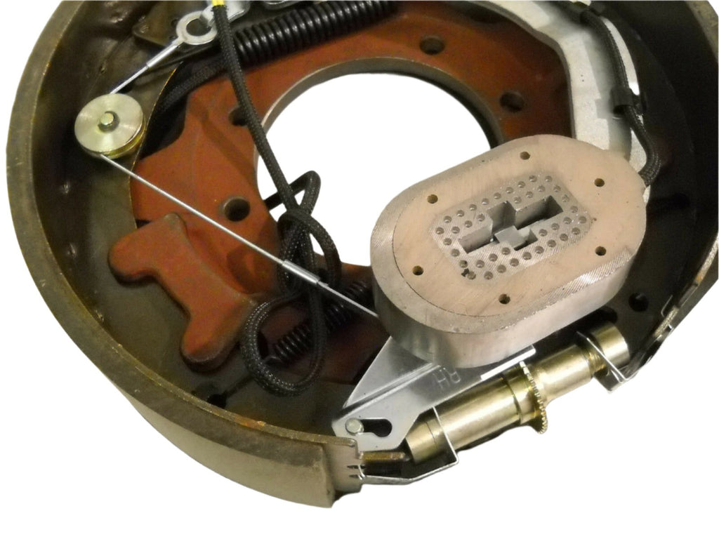 Four 12-1/4x3-3/8" 10K GD Electric Backing Plate 10000# Trailer Brake Fit Dexter (BK-10KE-SET2)