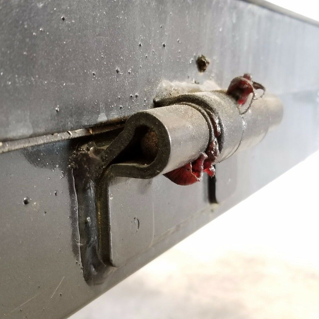 Jammy Greaseable Butterfly Weld-On Ramp Door Hinge | Heavy Duty Raw Steel Trailer Hinge(TBH02)