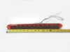 TWO 15" inch Slimline LED Stop Turn Tail Lights LED Red Red Flatbed Trailer RV  (J-535-R-LOT2)