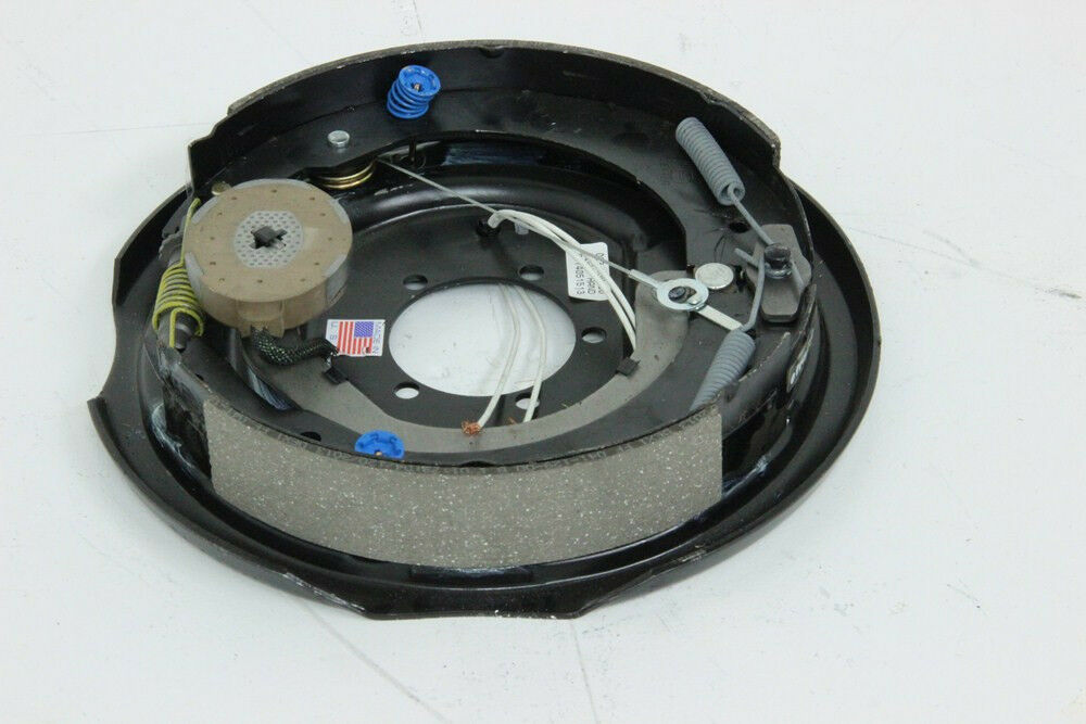 2 x Dexter 12"x2" Never-Adjust Nev-R-Adjust Electric Trailer Brake Backing Plate (23-458-459)