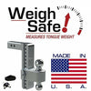 Weigh Safe Aluminum 180 Ball Mount fits 2" Receiver 10" Drop 11" Rise 10k Rated (LTB10-2-KA)